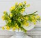 Vibrant and Lifelike: 21"H Artificial Yellow Sedum Filler Bush-63283YW